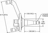 Spindle Wilwood Height Stock Mustang Dimensions Spindles Ii Drawing Pinto Wwe Steering Drawings sketch template