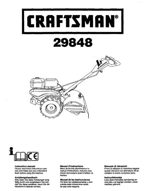 craftsman  instruction manual   manualslib