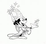 Mickey Mouse Coloring Wizard Pages Disney Magician 19eb Printable Colorear Clipart Kids Para Fantasia Imageslist Sorcerer Popular Color Library Part sketch template