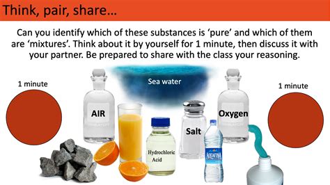 pure substances  mixtures aqa ks activate  teaching