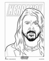 Hard Kerrang Rockers Relieving Artistic Chance Stress sketch template