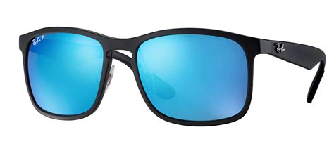 ray ban blue mirror chromance sunglasses rb sa