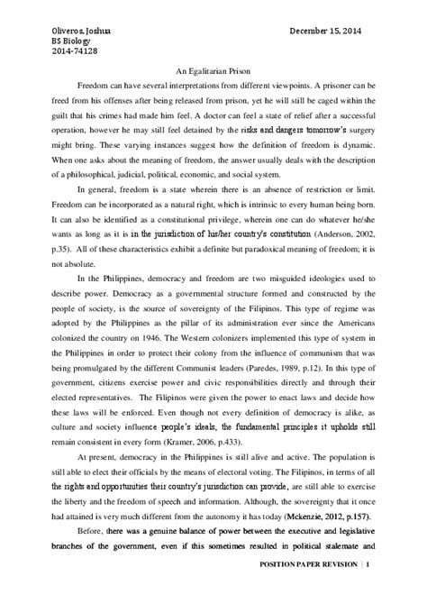 position paper sample  abortion   philippines outlines