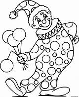 Clown Cloune Imprimer Maternelle Tete Magique Ballons Modeler Imprimez sketch template