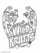 Wild Kratts Coloring Pages Printable Print Colouring Kids Krats Discs Bestcoloringpagesforkids Wildkratts Sheets Birthday Power Cartoons Visit Search Choose Board sketch template