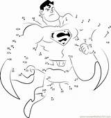 Superhero Connect Dot Dots Printable Super Printables Pages Coloring Worksheet Bizarro Bezerro Worksheets Kids Hero Superman Activities Print Math Connecting sketch template