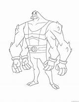 Coloring4free Ben Coloring Pages Omniverse Cannonbolt Printable sketch template