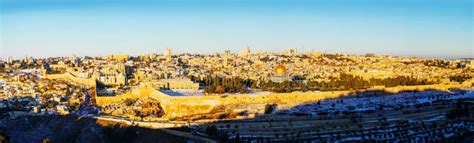 oude stad het panorama  van jeruzalem israel stock foto image  joods islamitisch