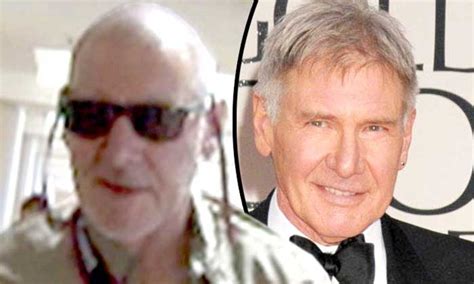 harrison ford reveals his new bald look as he jets out of la daily mail online