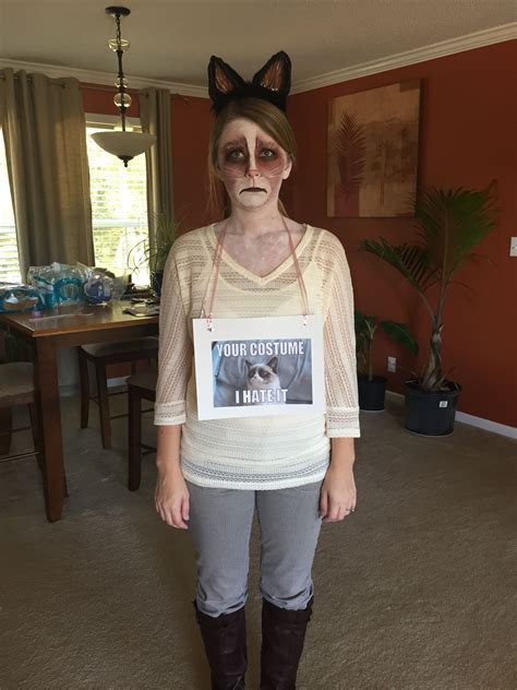 grumpy cat costume halloween diy costime