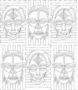African Masks Drawing Mask Drawings Kids Projects Africa Elementary Face Printable Pantograph Lesson Edge Tribal Google 2446 Search Kirikou Manière sketch template