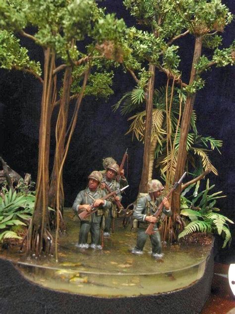 water effect diorama images  pinterest model building