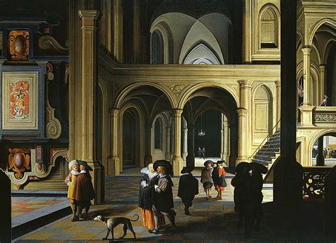 dirckvandelen architecture painting art history dutch golden age