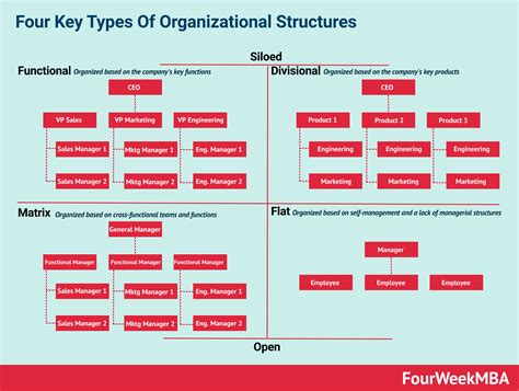 types organizational structures  management image