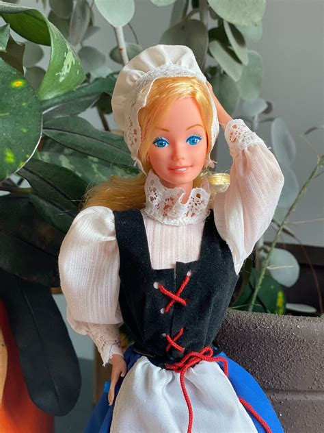 dolls of the world swedish collectible barbie doll etsy