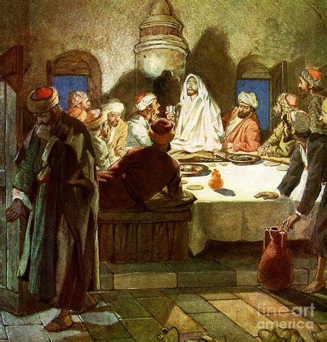 jesus tells  disciples     betrayed painting  william