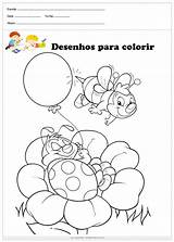 Desenhos Vamos Colorir Infantis Aprender Ler sketch template