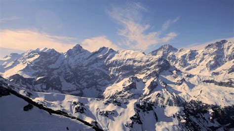 snow mountain panorama mountain peak alps stock footage sbv