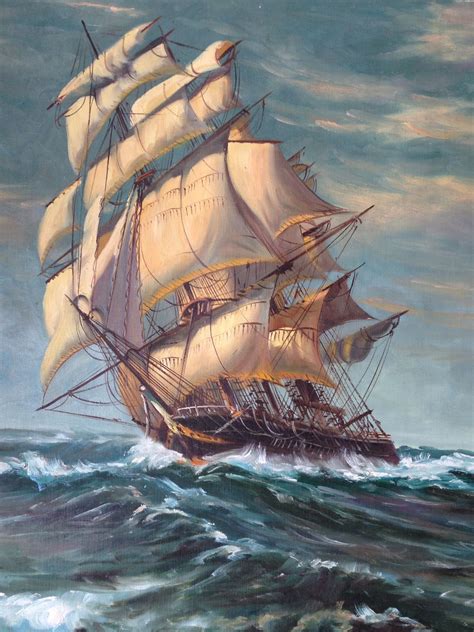 nice art work   ship ship paintings sailing ships ship canvas