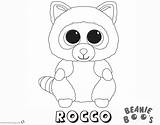 Beanie Boo Coloring Pages Rocco Printable Print Kids sketch template