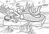 Sirene Meerjungfrau Mermaid Sirenita Coloring Sirenas Sereias Mermaids Sirena Ausmalbild Varityskuvia Tulosta Drucken Disegni sketch template