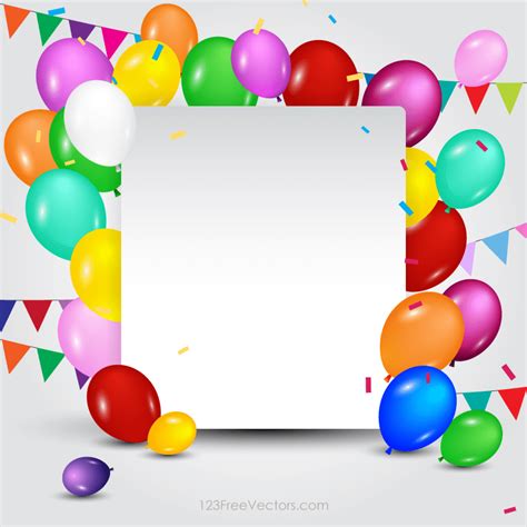 happy birthday card template freevectors