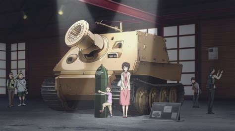 Young Yukari With Her Mother In Front Of A Sturmtiger At Münster