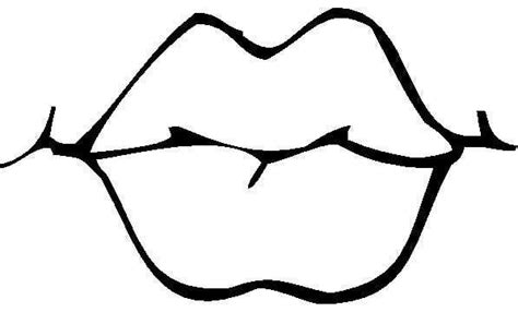 lips coloring page clipart  clipart