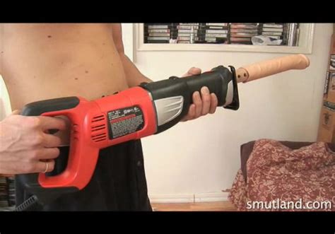 sheila gets ready to be blasted with the power drill porn video at xxx dessert tube