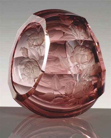 Exquisite Royal Crystal Glass Moser Art Kaleidoscope
