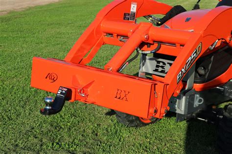 kubota bx attachments quick attach mounted receiver hitch plate ai