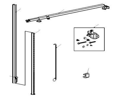 ae dometic  universal tall awning hardware
