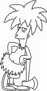 Simpsons Colorear Colouring Bart Chief Creativos Tatuajes Buhos Bob Clancy Wiggum Jugando sketch template