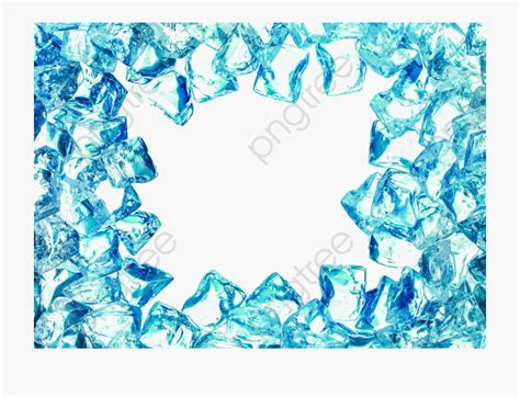 ice clipart border ice border transparent