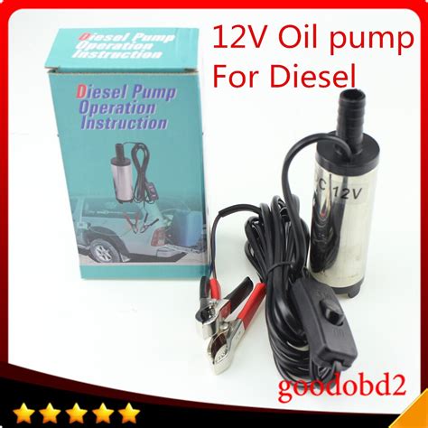 mini dc  oil pump  diesel fuel submersible oil pumps water transfer refueling pump car