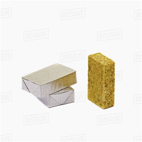 stock cubes wrapped  unwrapped stock photo dissolve