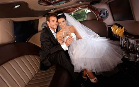 wedding party bus limo roman limousine