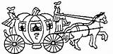 Carriage Cinderella Horse Coloring Pages Drawing Clipart Buggy Disney Princess Footman Amish Coach Horses Drawings Silhouette Racing Getdrawings Printable Driver sketch template