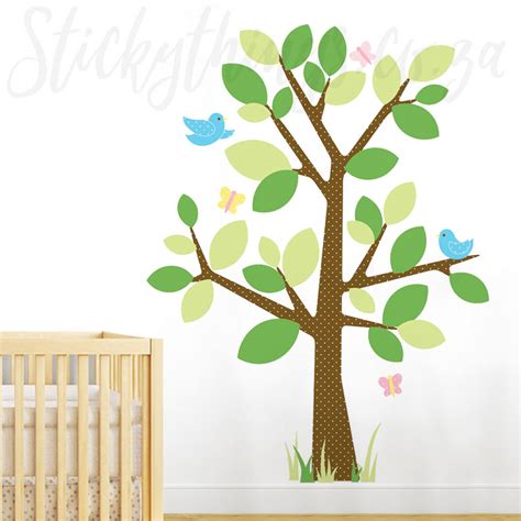 spot  tree decal dotted tree giant wall decal stickythingscoza