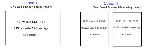 Small Poster Sizes