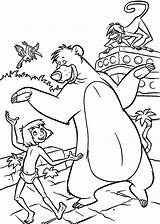Jungle Giungla Dschungelbuch Baloo Coloriage Mowgli Coloriages Ausmalbild Coloringhome Exploitation Imprimer дисней книжка раскраски Malvorlagen Amico Raiponce 4kids sketch template