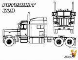 Peterbilt Truck Coloring Semi Pages Trucks Sketch Drawing Svg Toy Car 379 Big Wooden Clipart Cricut Blueprints Drawings Choose Board sketch template