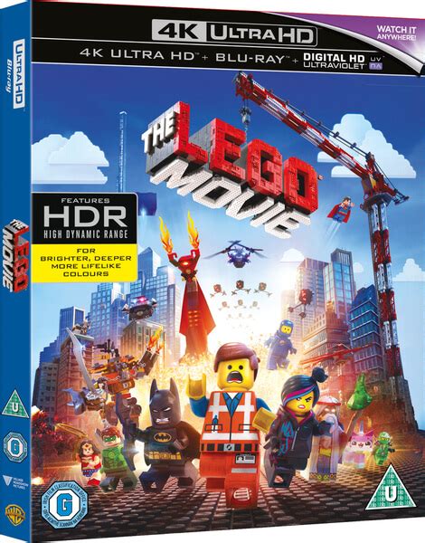 The Lego Movie 4k Ultra Hd Blu Ray