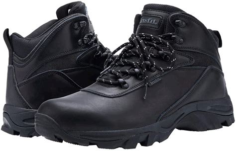 leisfit mens outdoor waterproof hiking boots insulated boots black size  ebay