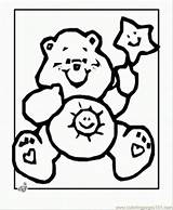 Care Funshine Coloring Bears Pages Bear Printable Cartoons Color sketch template