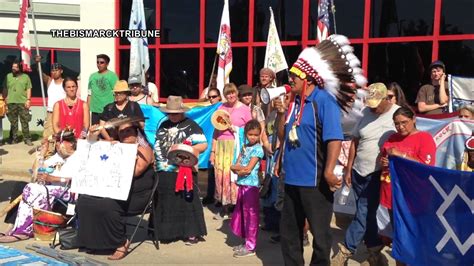Nd Hundreds Protest Law Firm Defending Dakota Access