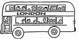 Bus London Coloring Printable Pages Google Kingdom United Colouring Britain Great Gambar Online Mewarnai Color Inf English Double Londres Decker sketch template