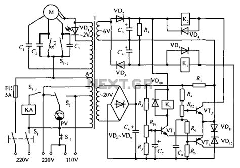 schematic diagram automatic voltage regulator wiring diagram