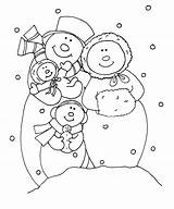 Snowman Family Coloring Pages Digi Stamps Snowmen Dearie Dolls Christmas Cute Color Rocks Printable Snow Colouring Posted Am Visit Patterns sketch template