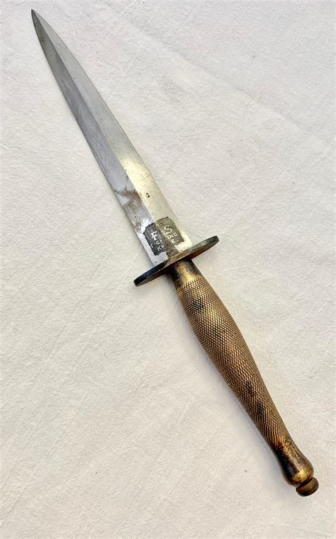 sold price british wwii sykes fairbairn fighting knife february    pm est